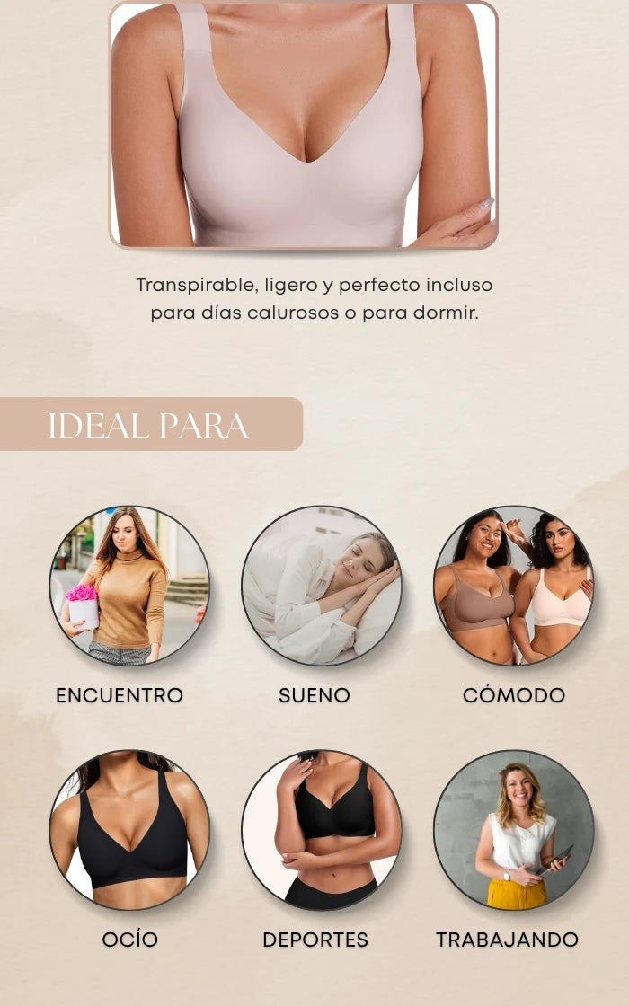 Pack 3 Sostenes Premium Sin Aros SoftLift™ [ÚLTIMAS UNIDADES]