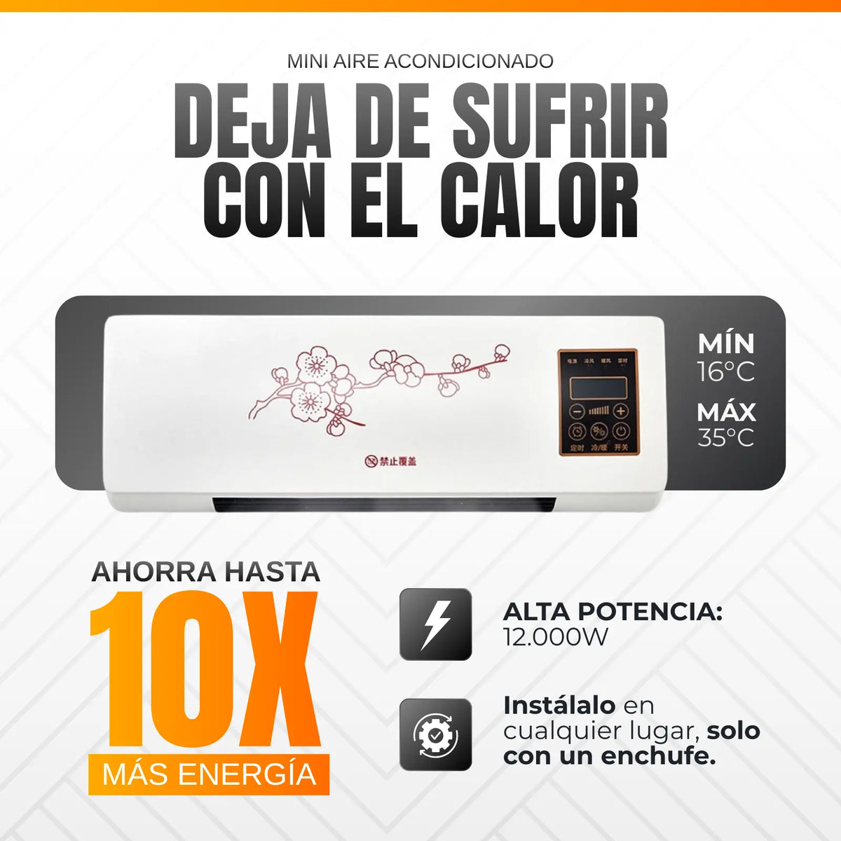 Mini Aire Acondicionado Portátil TurboHielo Max - [ULTRAPOTENTE]